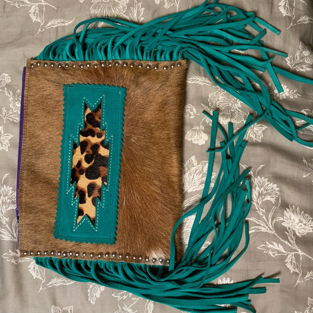Cowhide Clutch
